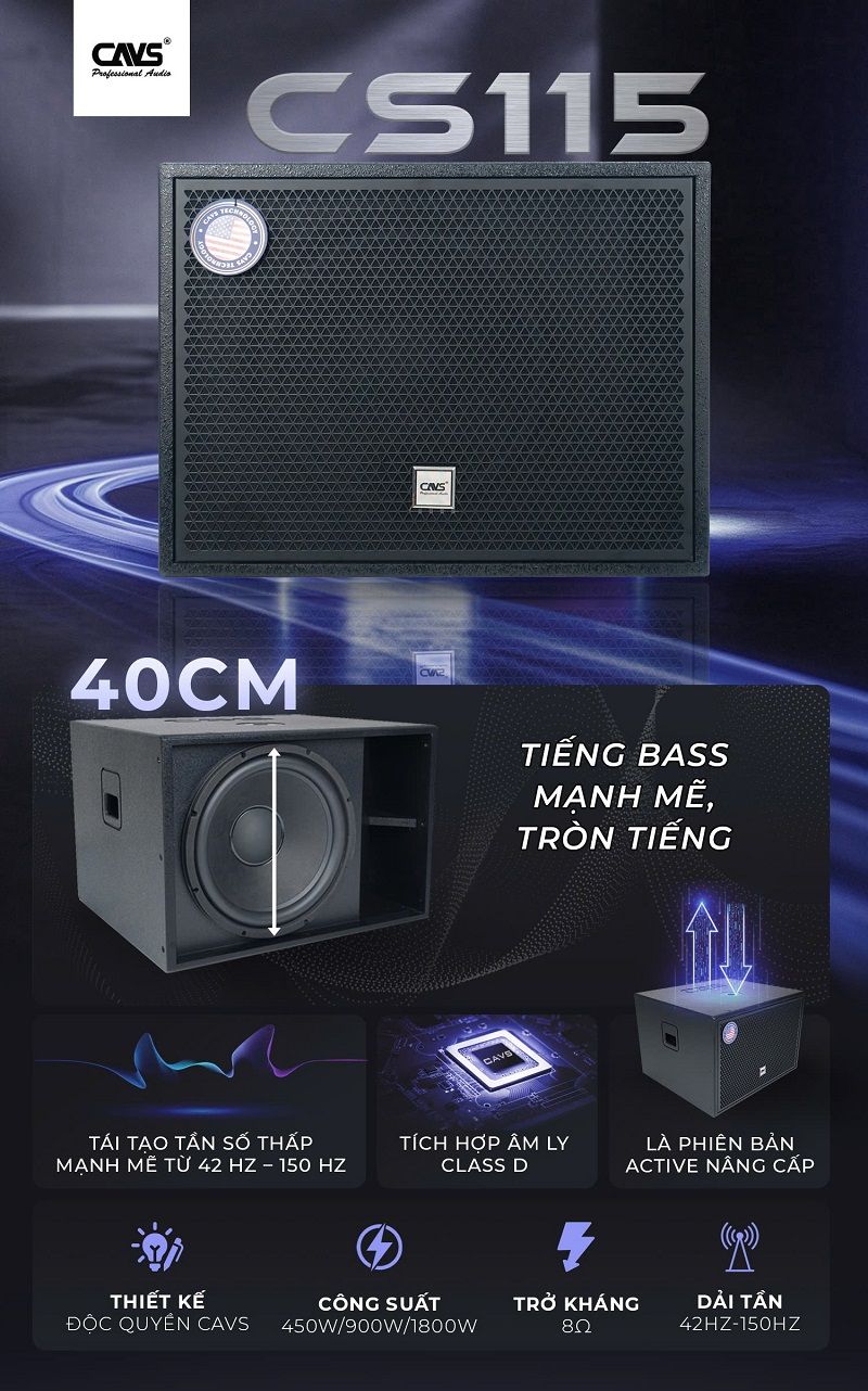 CAVS CS115 Active 1