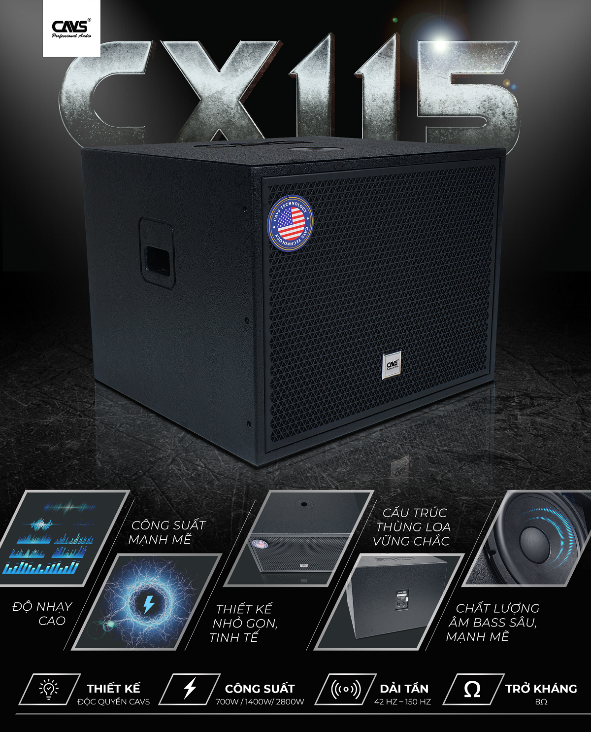 CAVS CX115 Passive 1